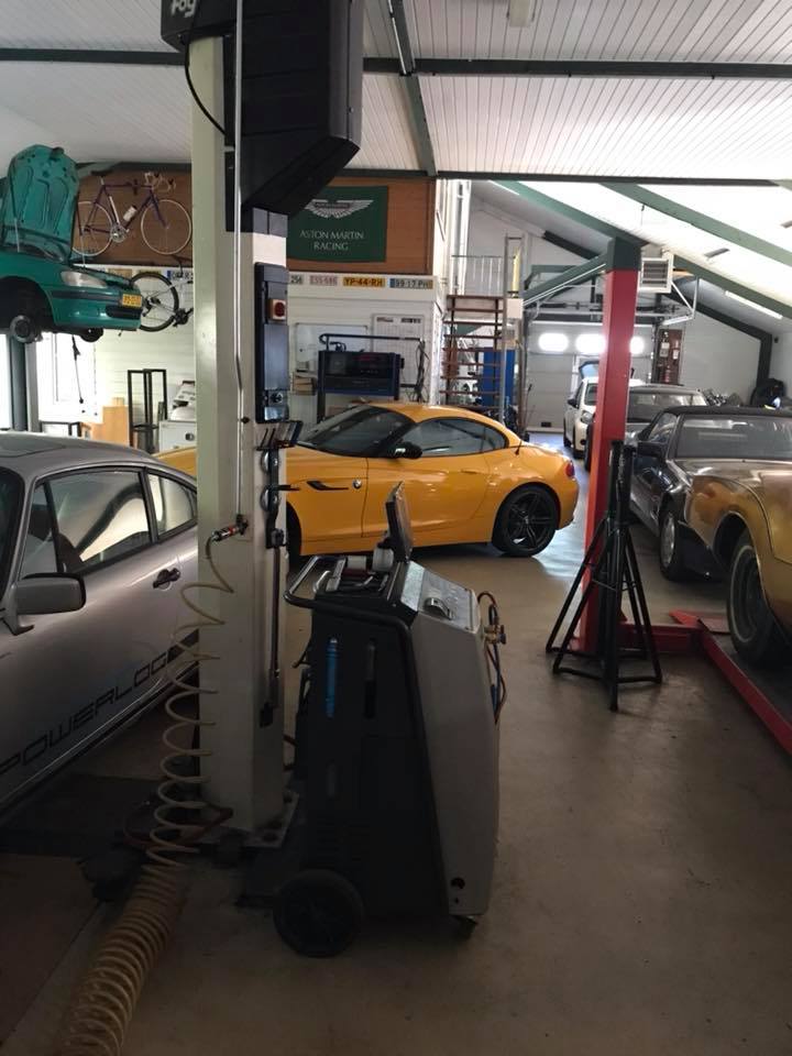 Werkplaats interieur